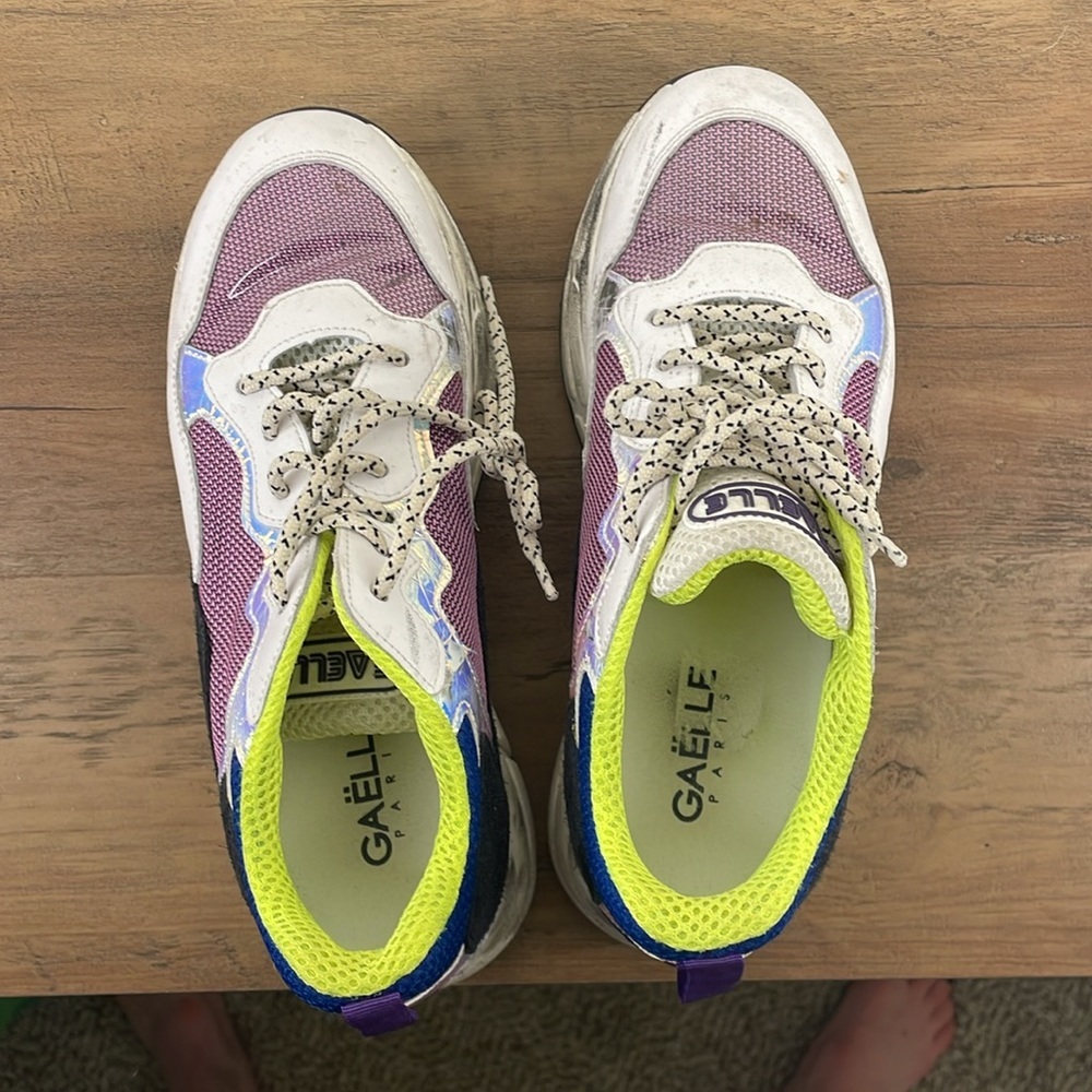 GAELLE PARIS  Multicolor Gaëlle Paris Sneakers Chunky Dad Shoes - Picture 5 of 7